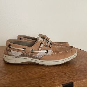 Sperry Women's Tan Moccasins